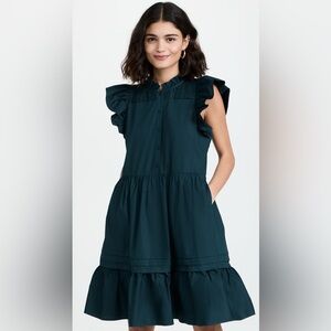 Sea New York
Gaia Solid Cotton Flutter Sleeve Tunic Dress
Aegean, S
